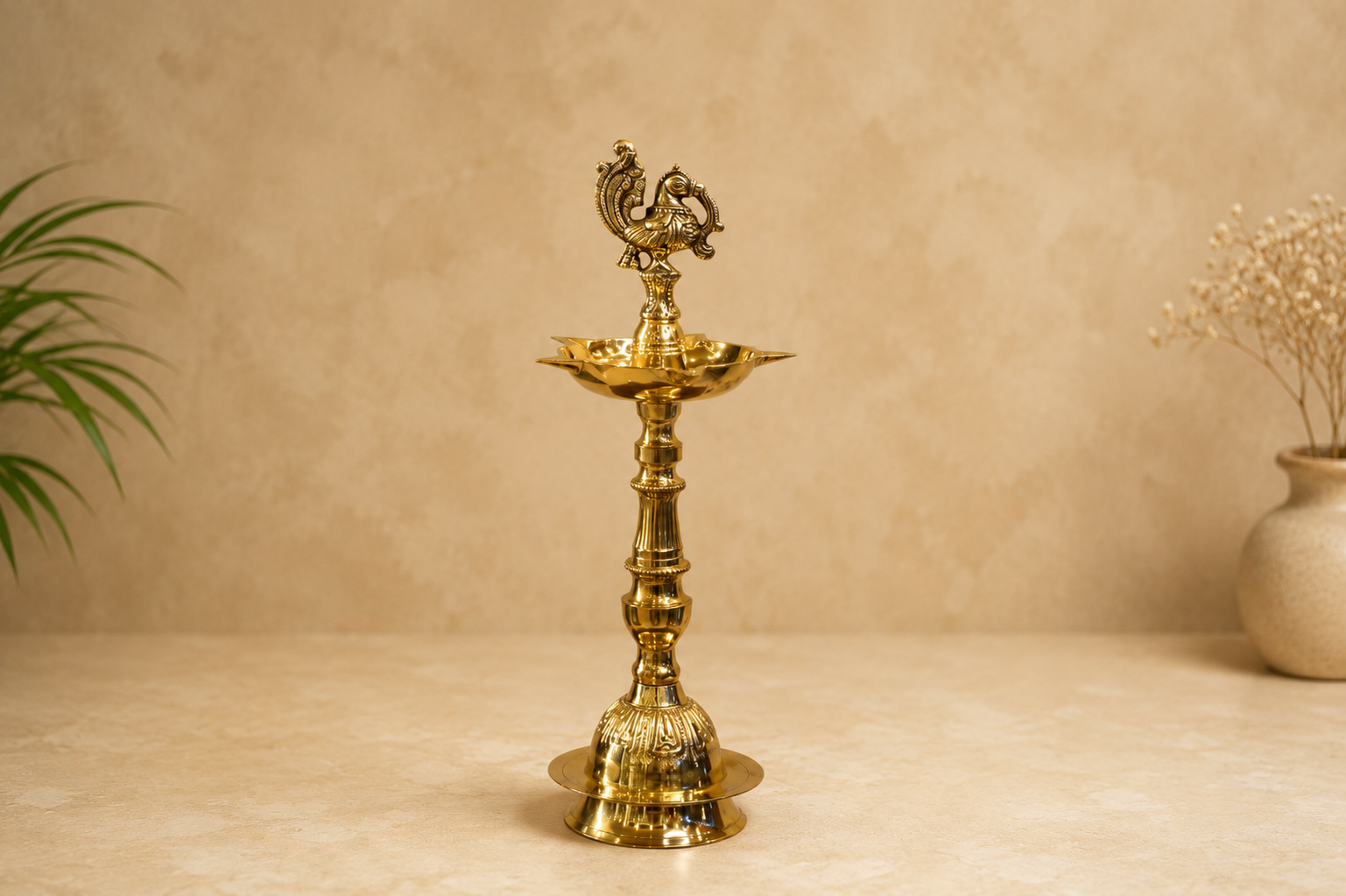 PEACOCK DIA STAND (KASHI MURGA) MEDIUM 