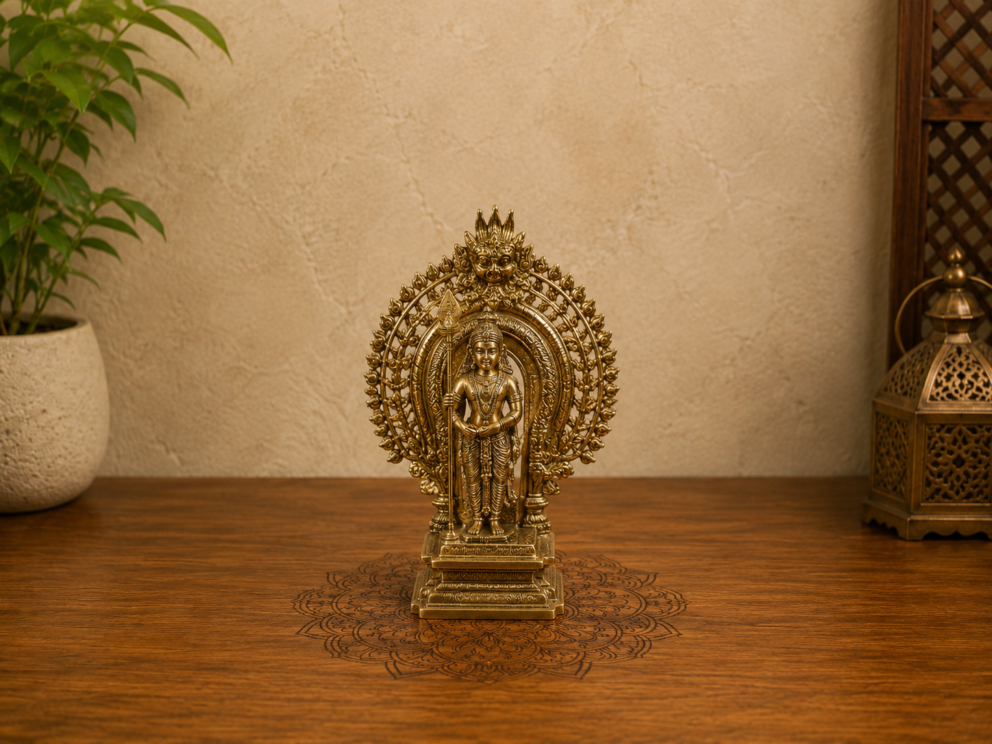 PRABHAVALI (THRONE ) WITH LORD SUBRAMANYAM - TYPE 2