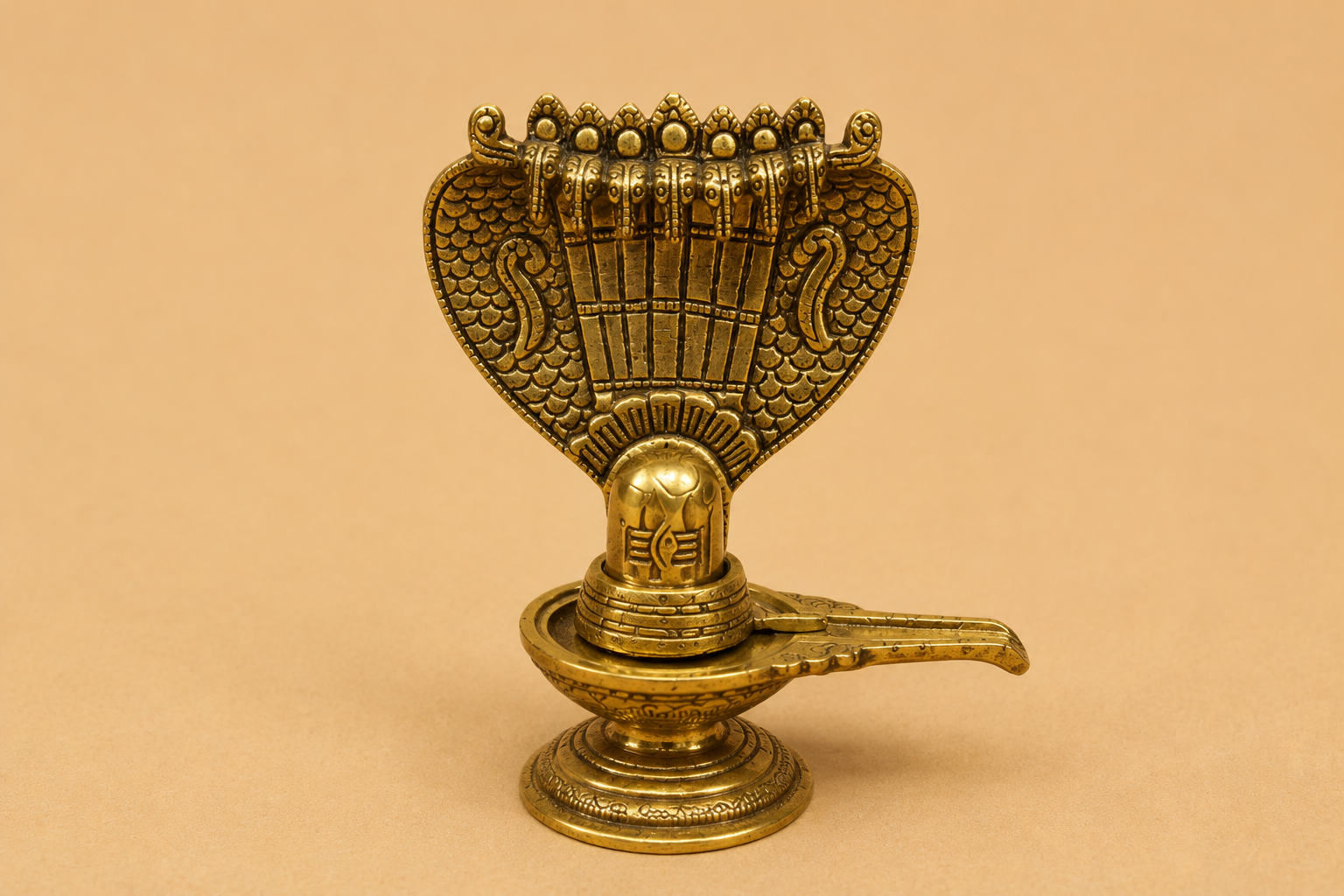 SHIVA LINGAM WITH SHESHNAG 