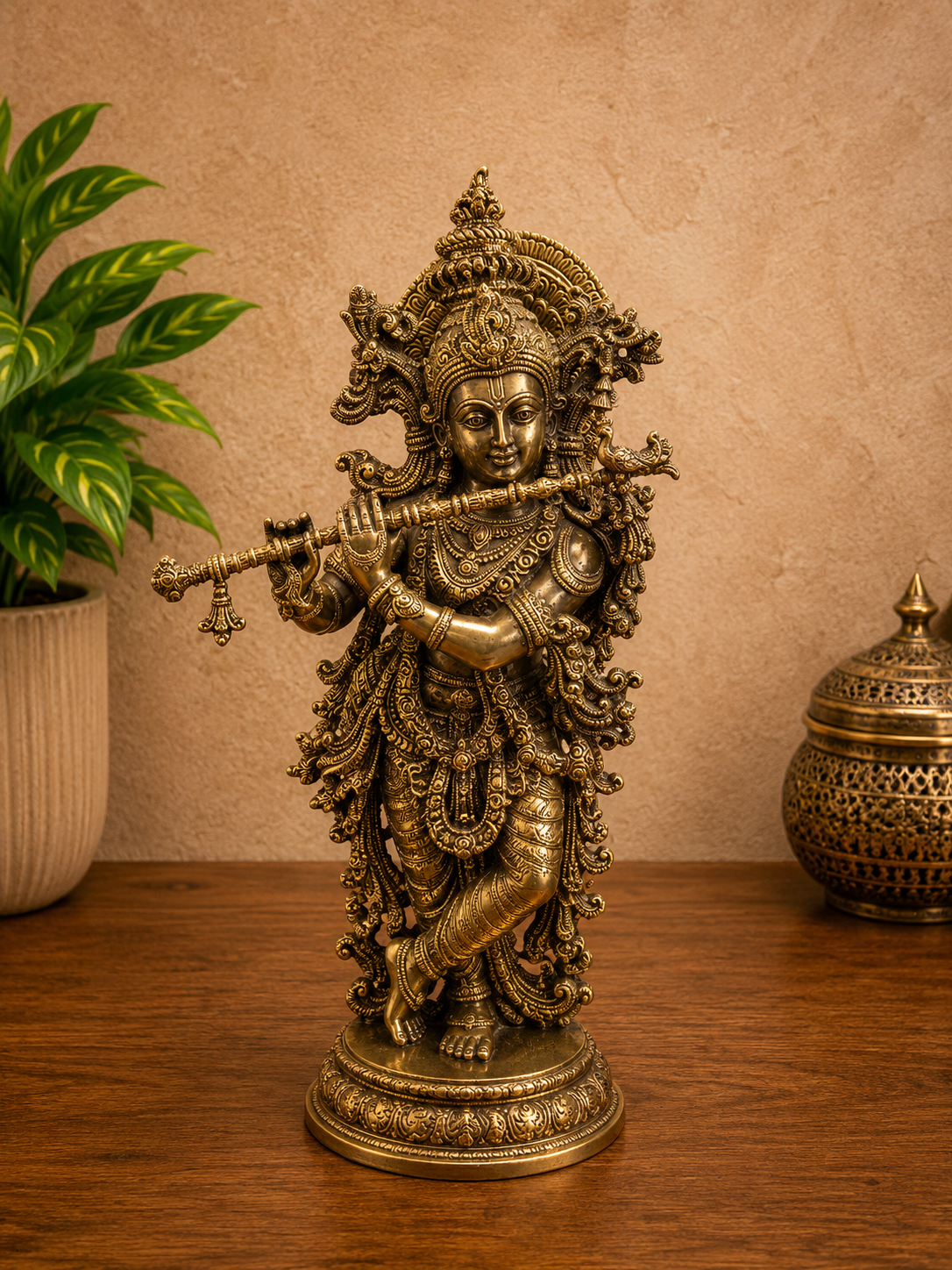 KRISHNA BLACK AND BRASS
