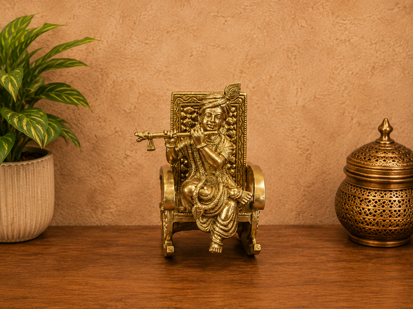 KRISHNA ON CHAIR